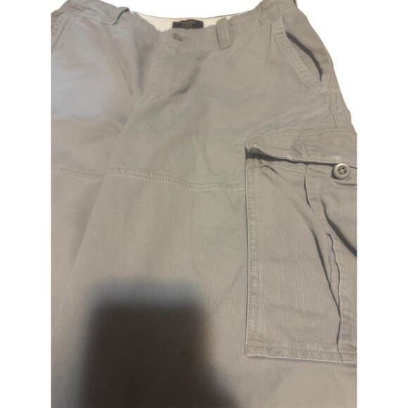 Abercrombie And Fitch Cargo Pants Mens 32 R Vintage Military Style Trouser Beige - Picture 2 of 10